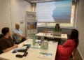 Uvodni sastanak u sjedištu Ustanove INOVAcija u Zadru s predstavnicima INOVAcije, mentorima i rezidenticom Mijom Fiorencis