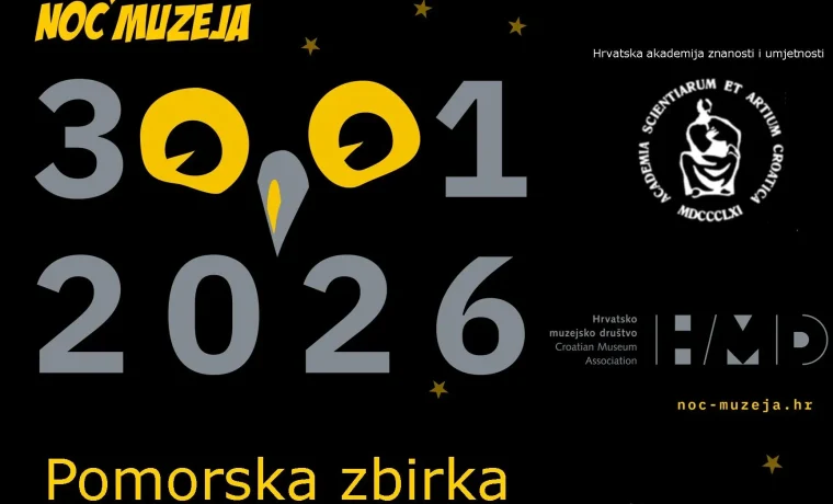 Pomorska zbirka, Noć muzeja 2026., plakat Foto: 057info