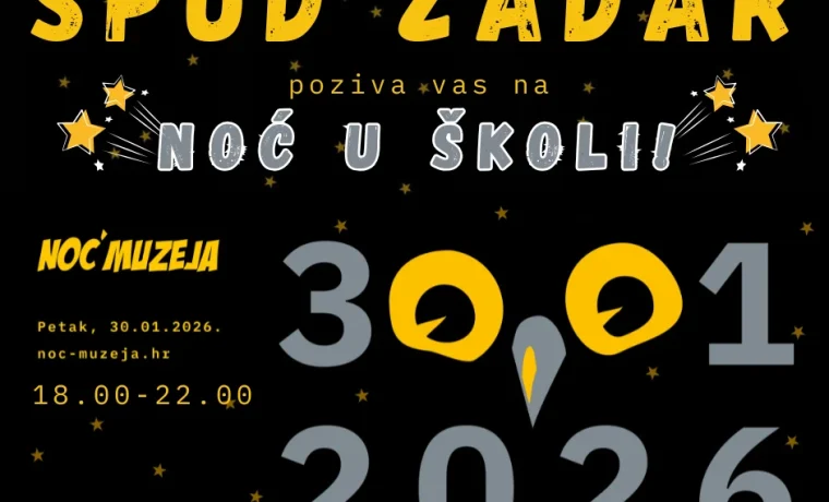 ŠPUD ZADAR – NOĆ MUZEJA POZIVNICA Foto: 057info