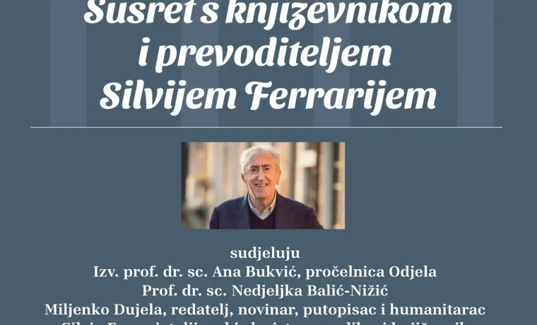 Susret sa Silvijem Ferrarijem – plakat i pozivnica-01 Foto: 057info