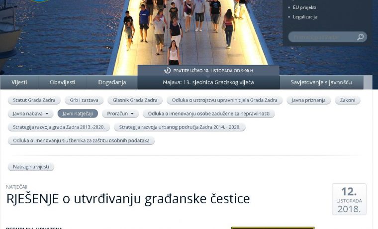 Foto: Grad Zadar