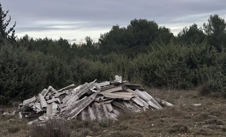 azbest, diklo, šuma azbest, diklo, šuma