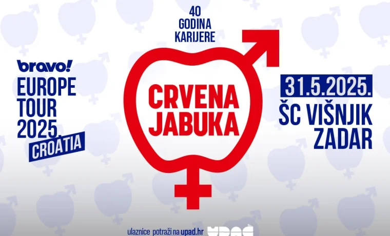 crvena-jabuka-najava-koncerta-02-04-2025-1 Foto: SC Višnjik