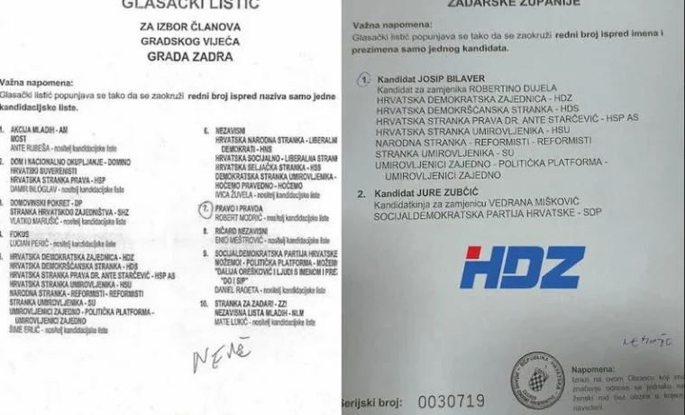listić,
