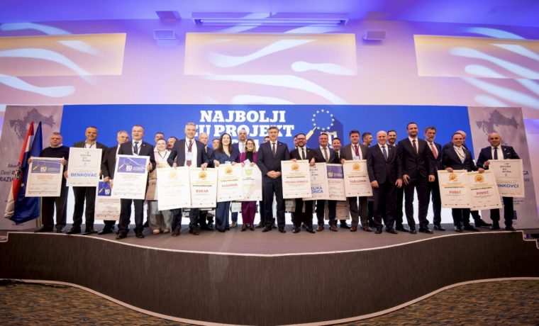Sibenik, 05.12.2024 – Dodjela priznanja najuspjesnijim gradovima i najboljim EU projektima u 2024. Foto: Gradonačelnik.hr