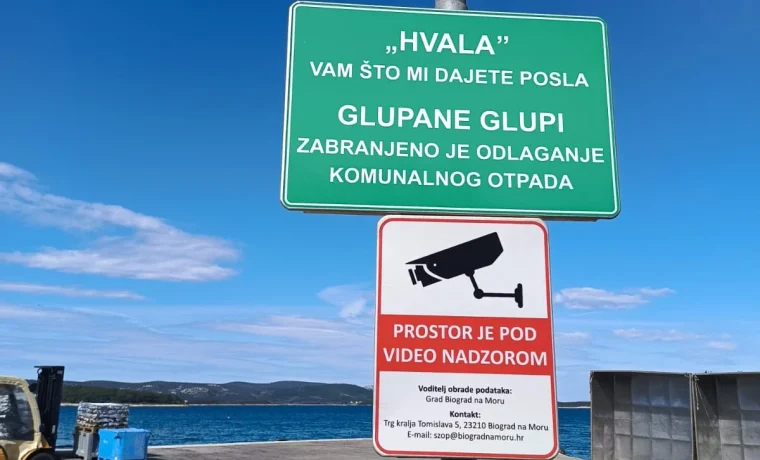 otpad, kamera, biograd