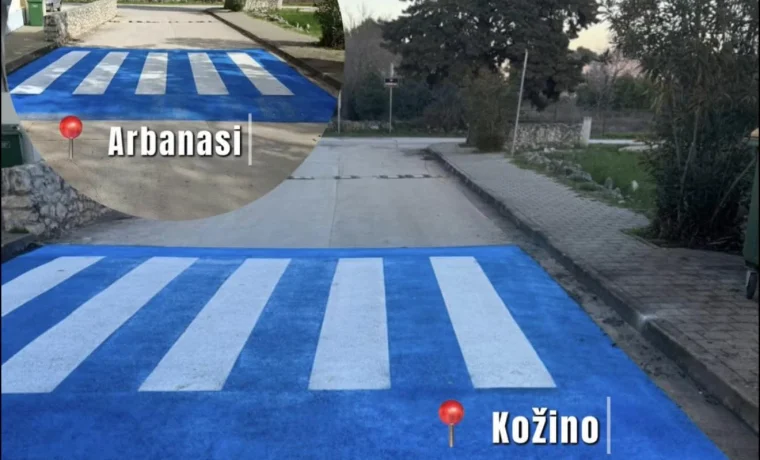 pješački, plavi, arbanasi pješački, plavi, arbanasi