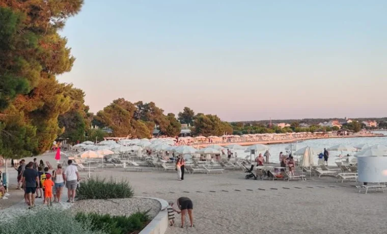 plaža, zaton