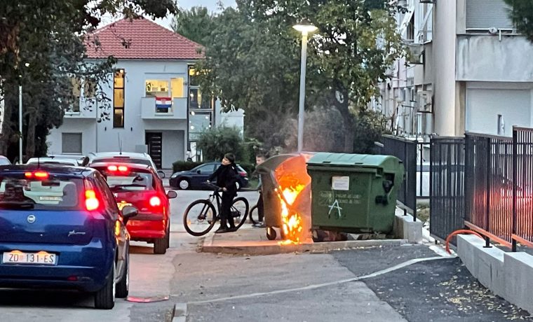 požar, kontejner požar, kontejner