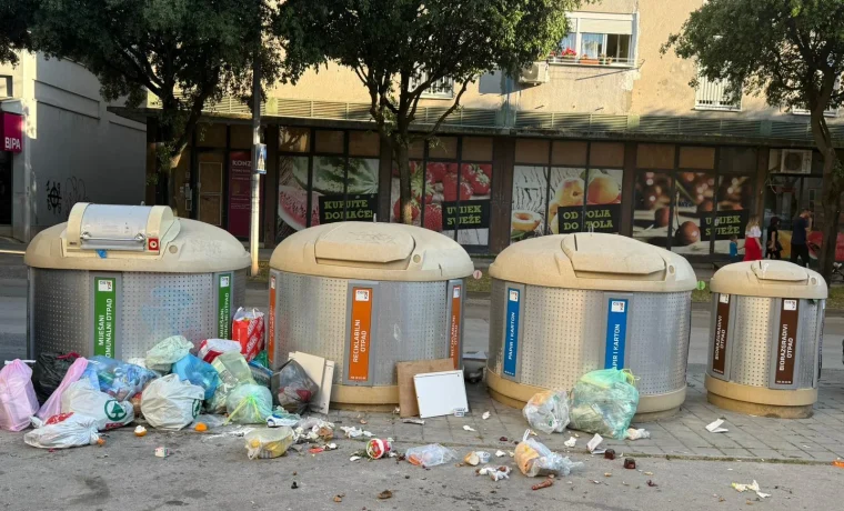 smeće, ulicaa bana Jelačića, bipa smeće, ulicaa bana Jelačića, bipa