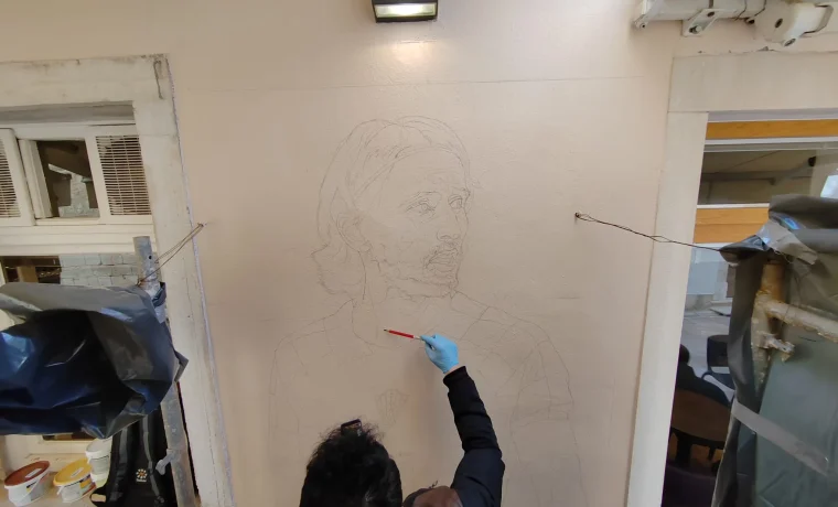 valentino, mural, valentino, mural,