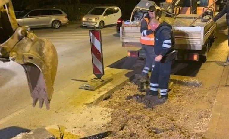 vodovod, noćni radovi